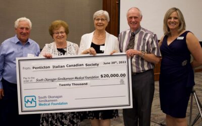 Penticton Italian-Canadian Society Gives $20,000.00!