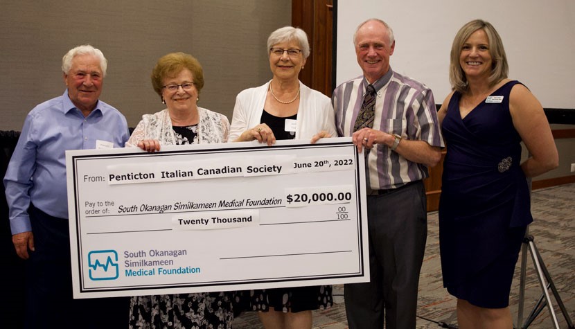 Italian Club donation