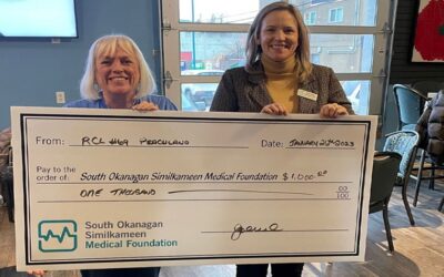 Peachland Royal Canadian Legion Br.#69 Gives $1000